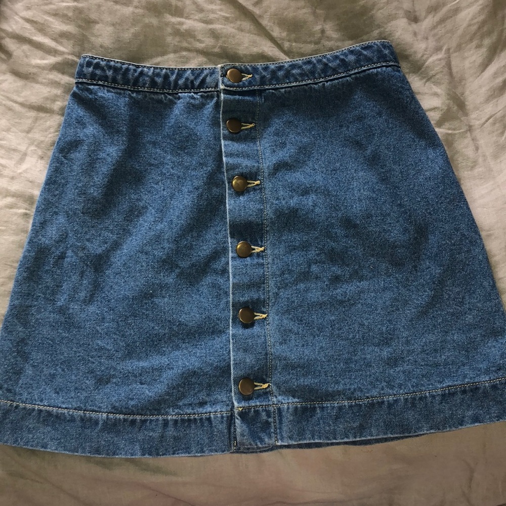 jean skirt